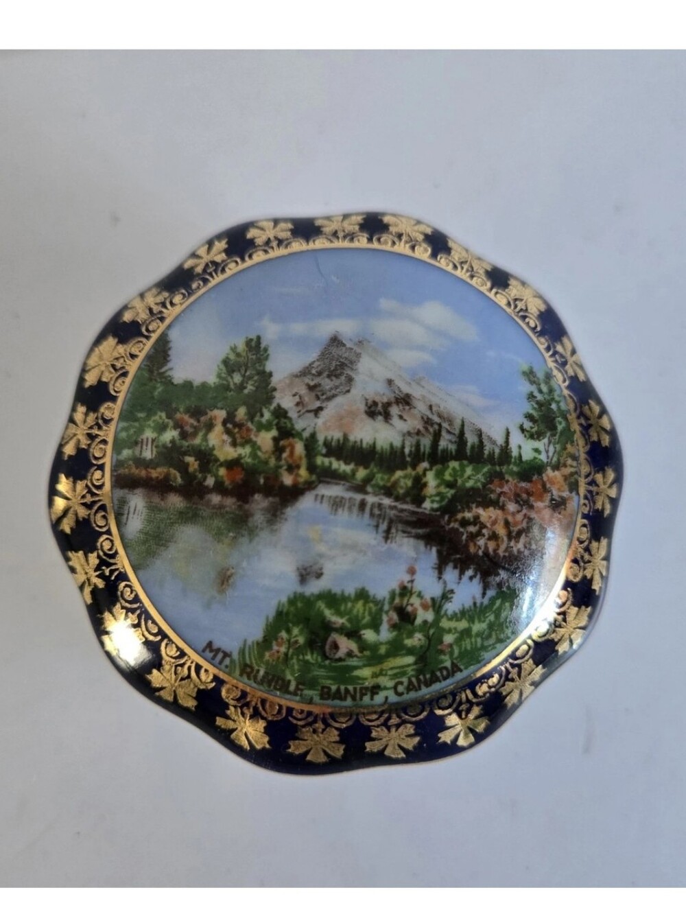 Banff Alberta Trinket Box Vintage